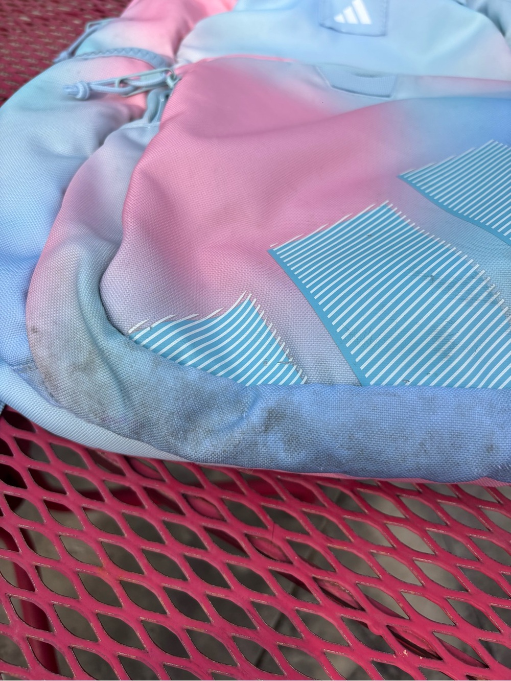 adidas Pastel Tie-Dye Backpack - Pink & Light Blue - Picture 2 of 9